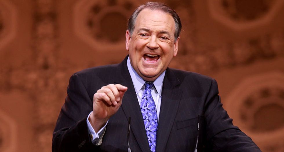 Mike Huckabee's joke about acting trans to get into girl's locker room his new Uncle Sugar moment