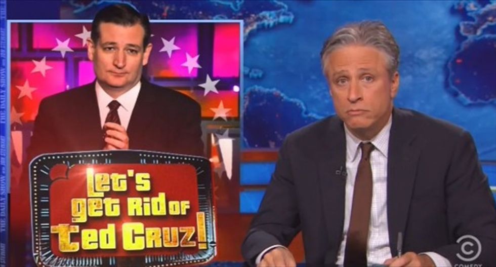 Jon Stewart's quick fix for the Republican clown car: 'Let's get rid of Ted Cruz'
