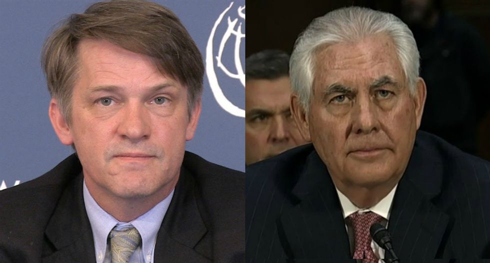 Ex-State Dept. diplomat pushed out by Trump urges Tillerson to spill the beans on the president