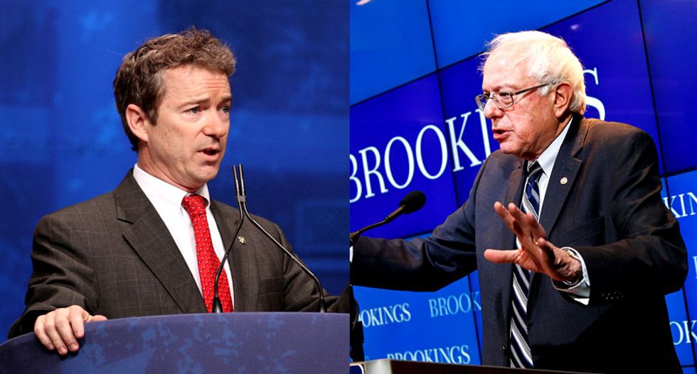 What would a presidential debate between Bernie Sanders and Rand Paul look like? Something like this