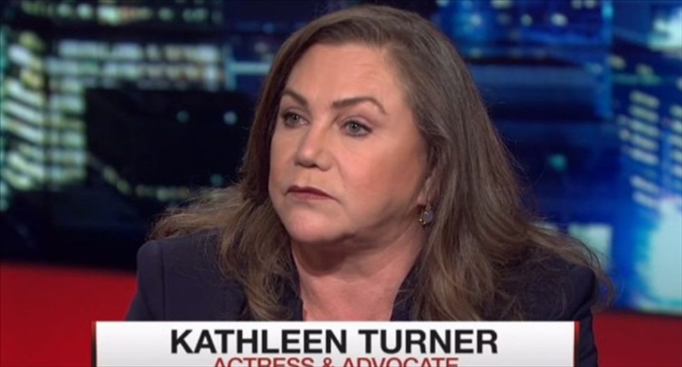 'Men are scared': Kathleen Turner blames spread of anti-abortion laws on 'backlash politics'