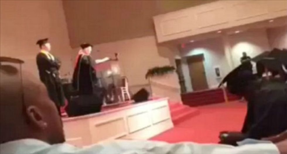 WATCH: Georgia graduation ceremony breaks down after principal rants about 'all the black people'