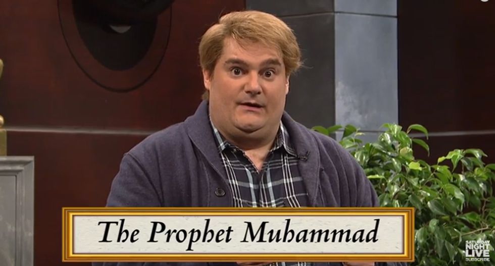 Watch: SNL mocks Pam Geller's 'Draw Muhammad' contest with ridiculous game show parody