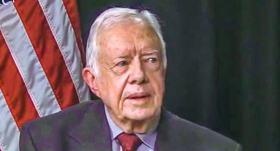 President Jimmy Carter slams America as 'an oligarchy with unlimited political bribery'