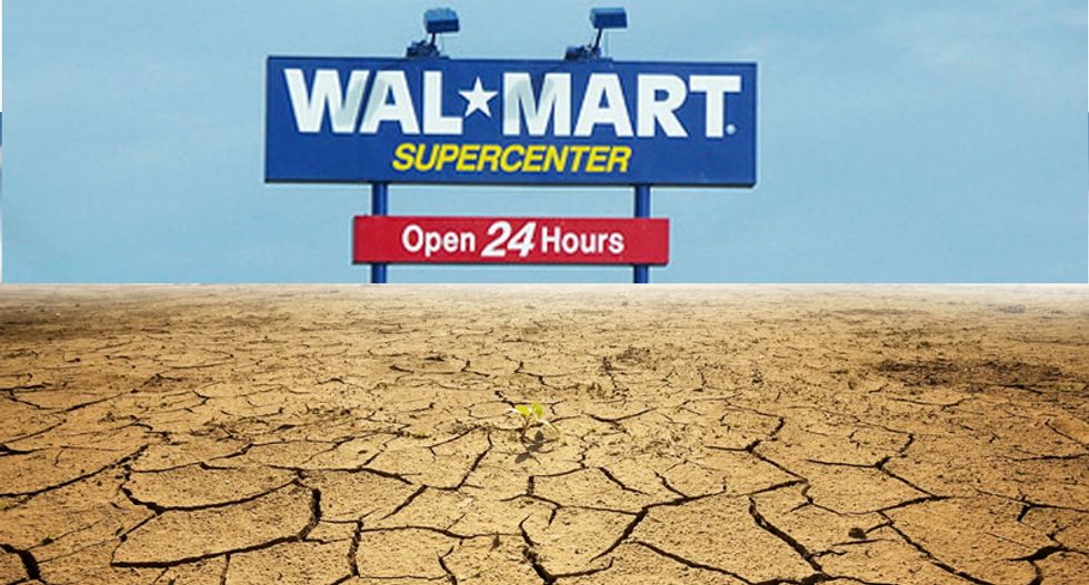 Walmart makes over $600 for every $1 they spend on drought-stricken California water -- and it's legal