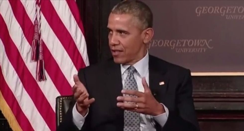 Obama blasts Fox News for pushing idea that the poor are 'leeches' who don't want to work