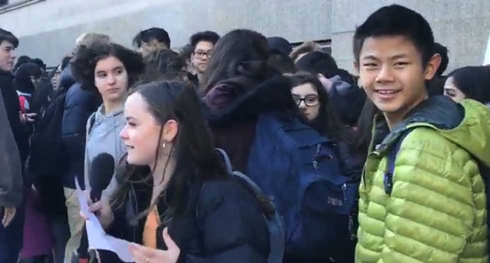 WATCH LIVE VIDEO: Students protest against gun violence in national school walkout