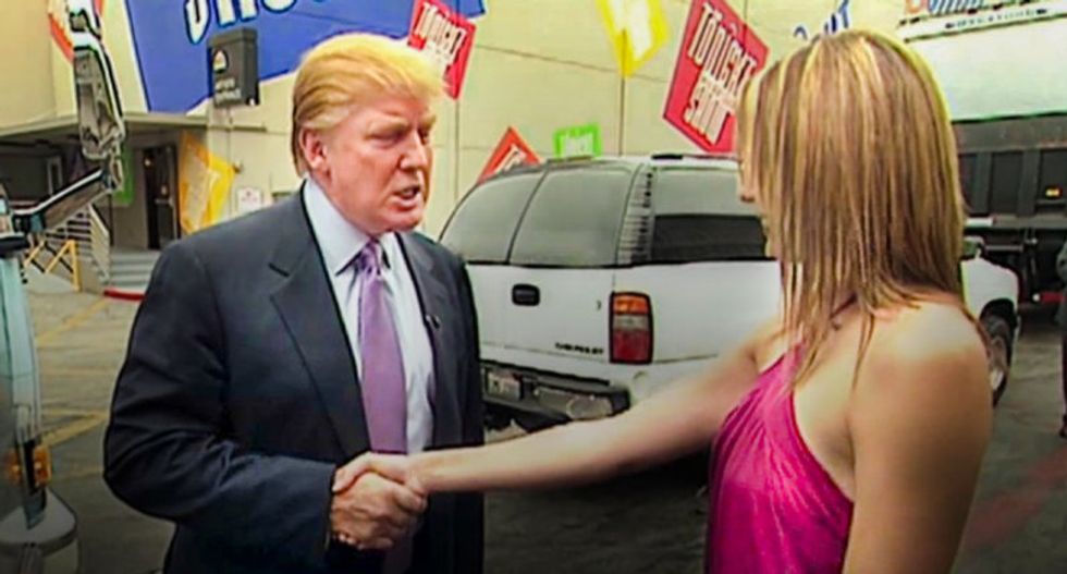 Trump is telling people the 'Access Hollywood' tape was faked -- even after he admitted it was real in 2016