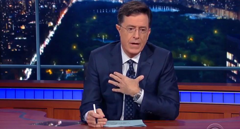 Colbert gets serious on mass shooting 'insanity': 'We change nothing and pretend it won't happen again'