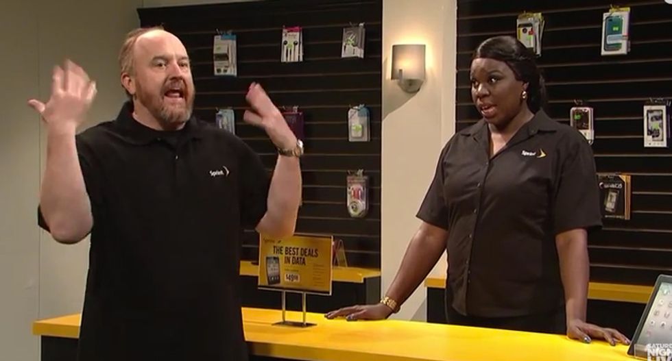 Watch: Awkward white man Louis C.K. forced to talk like a black woman for 5 years in hilarious SNL skit