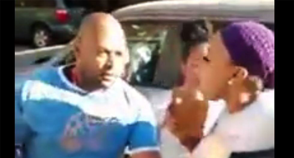 WATCH: All hell breaks loose when bystanders stop NY cop from arresting girl who argued with him