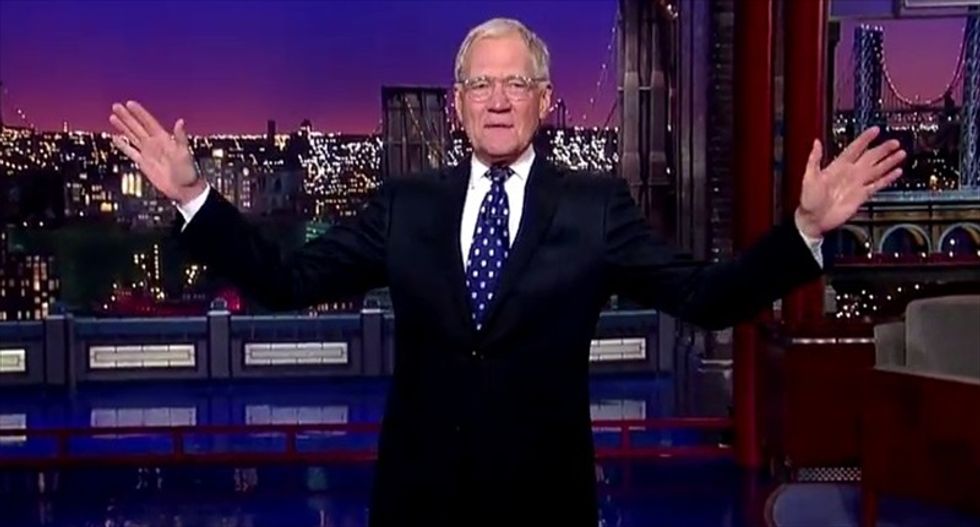'It makes me sick': David Letterman disappointed to have 'big, wealthy dope' Trump representing the US