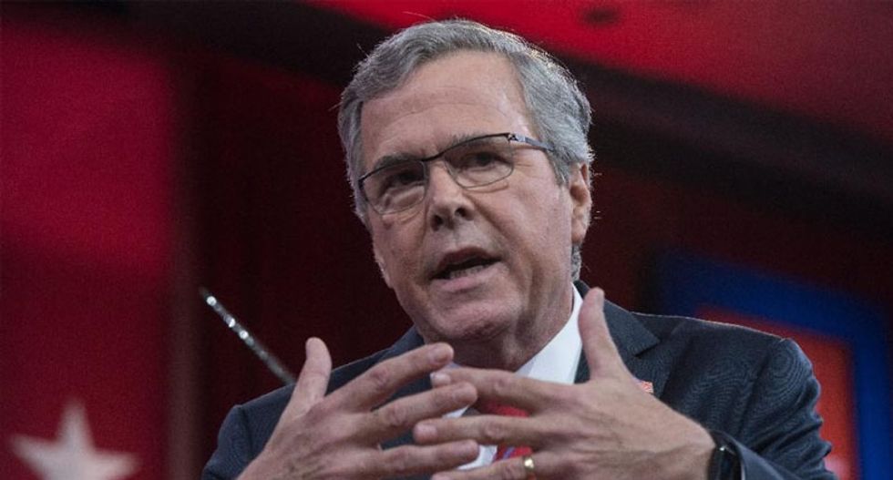 Jeb Bush in Berlin: Remember my dad's role in the Cold War, not my brother's in Iraq