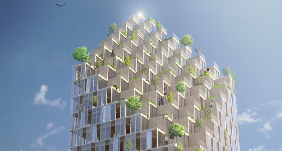 The skyscrapers of the future will be made of wood