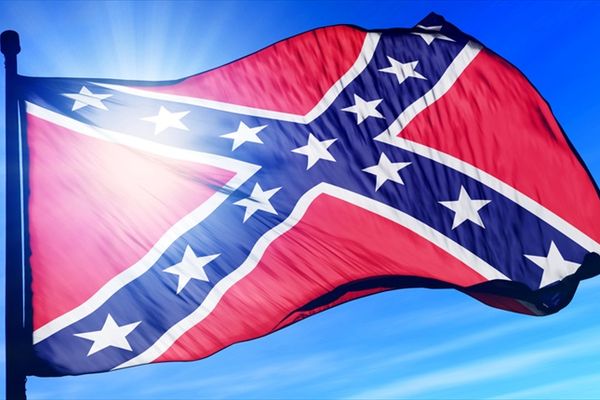 Kari Lake delivers Senate stump speech with Confederate flag in background: report