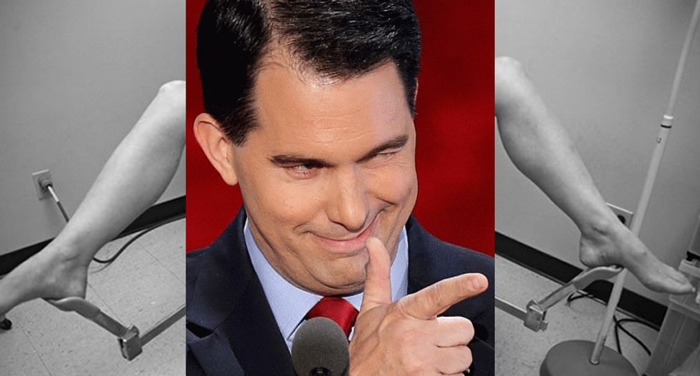GOP presidential hopeful Scott Walker can't wait to start arresting doctors for performing abortions