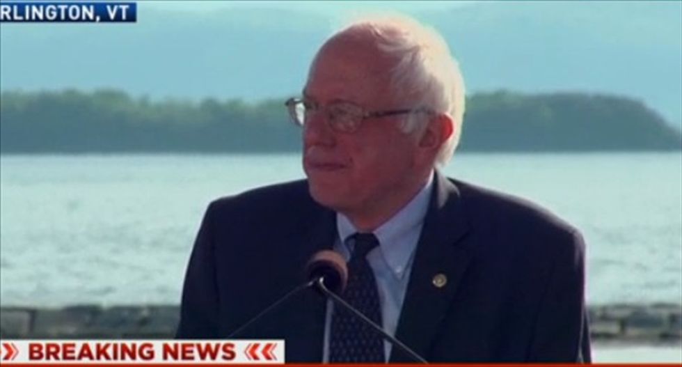 Bernie Sanders kicks off 2016 campaign by opening can of whoopass on Wall Street — and it’s awesome