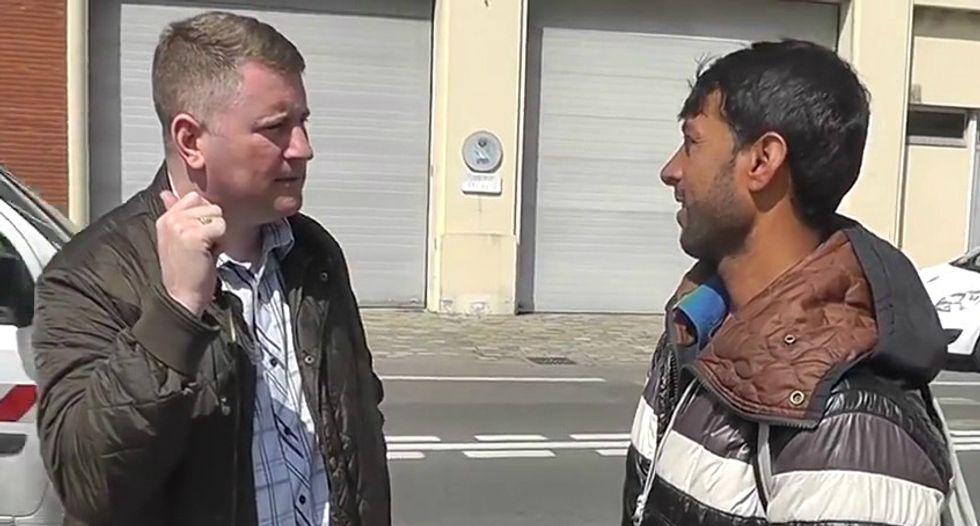 Leader of neo-Nazi group Trump retweeted gets nose broken a week after being jailed for harassing Muslims