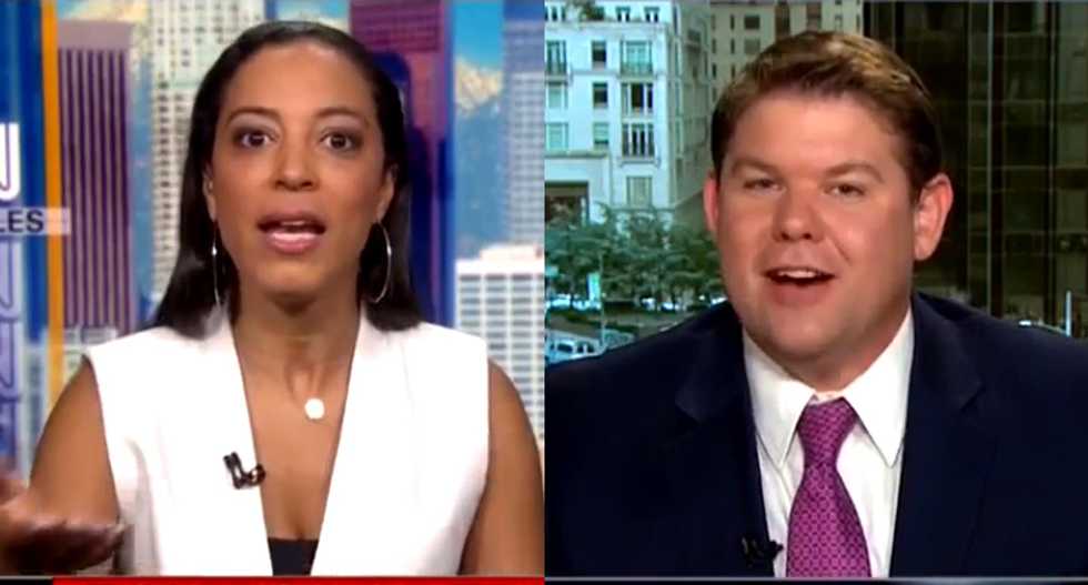 CNN’s Angela Rye destroys Trump defender for claiming the president doesn't use threats of violence