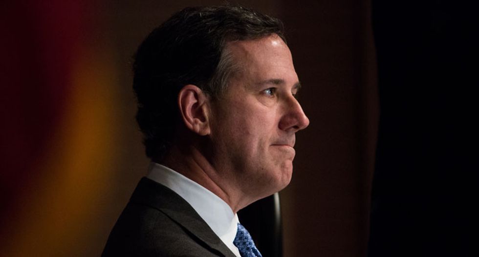 Santorum drops out -- and Dan Savage is ready with a hilarious X-rated joke