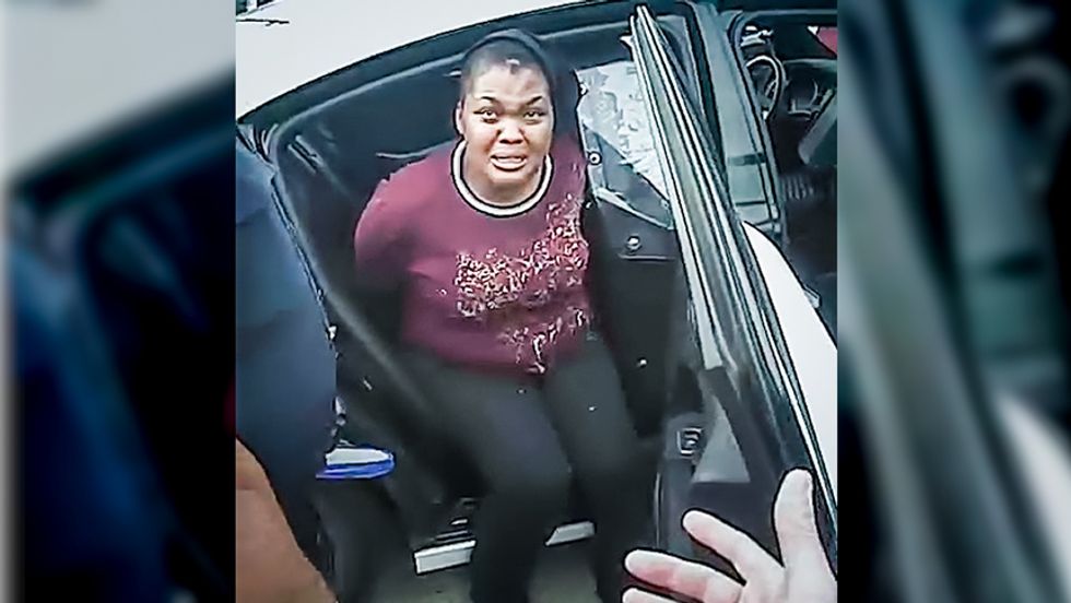 Body cam video catches Barstow cops slamming black pregnant woman to ground, letting white woman go free