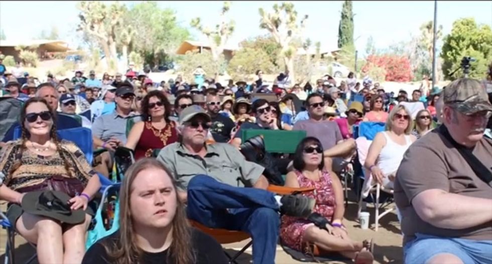 More than 2,000 UFO believers gather in California because they don't want you 'snickering' at them