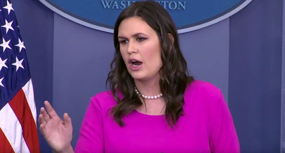 Sarah Sanders angrily deflects Michael Cohen pay-for-play scandal: 'It has nothing to do with the White House'