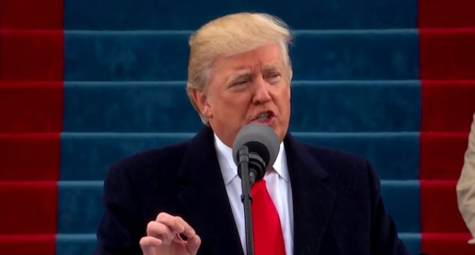 Trump rips 'FAKE NEWS media' for not covering hundreds of FL protesters as 'crowds of supporters'