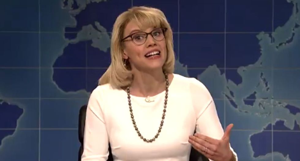 WATCH: Kate McKinnon absolutely kills it playing a clueless Betsy DeVos on SNL's Weekend Update