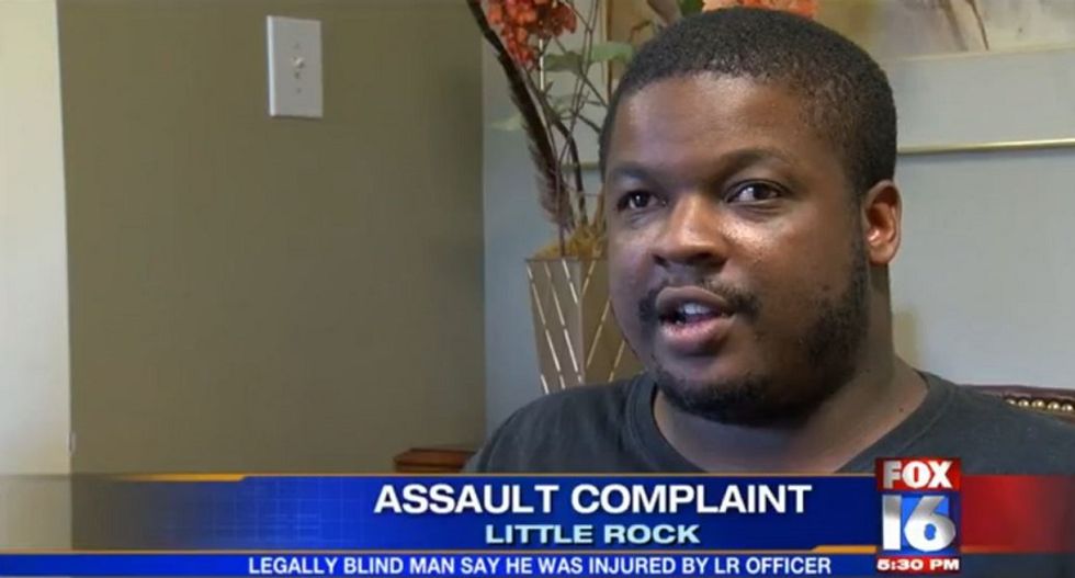 Video shows Arkansas cops slamming cooperative blind, black man to the ground