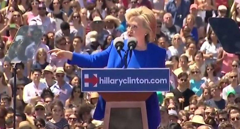 Hillary Clinton kicks off campaign: 'I will be the youngest woman President in the history of the United States!'