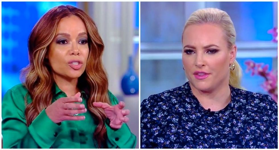 The View's Meghan McCain gets schooled after blaming 'incendiary' reporters for Trump's coronavirus briefing meltdown