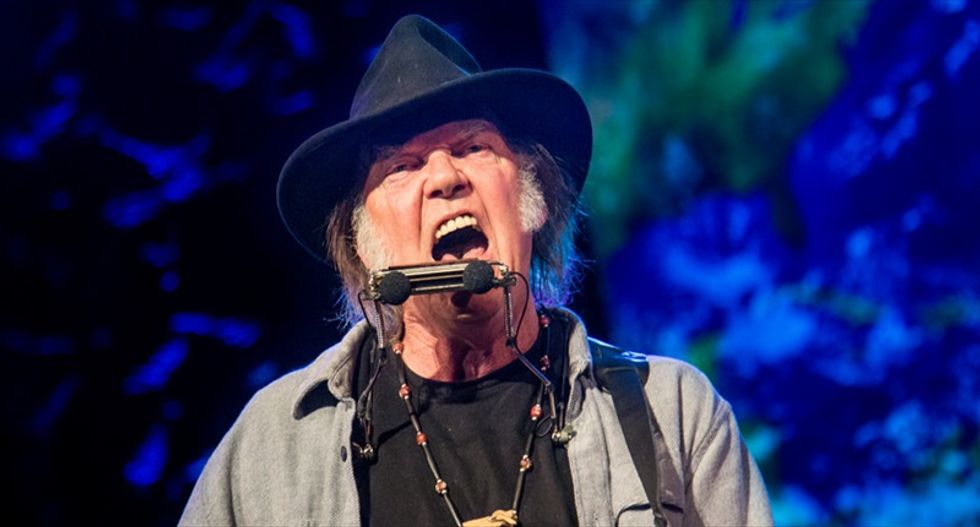 On Neil Young's new 'Colorado' album, amped up rage -- and hope