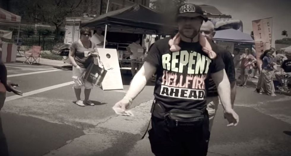 Watch how proud these preachers are to get arrested for being obnoxious street trolls