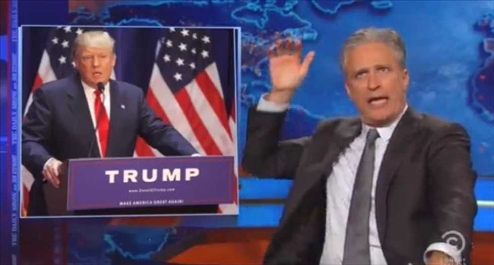 Jon Stewart: Every time politics bums me out, I just give myself a little slice of Donald Trump