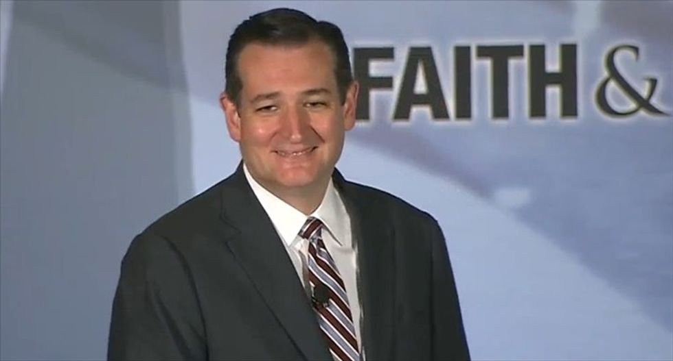 Ted Cruz says he's proud to stand with Donald Trump on immigration