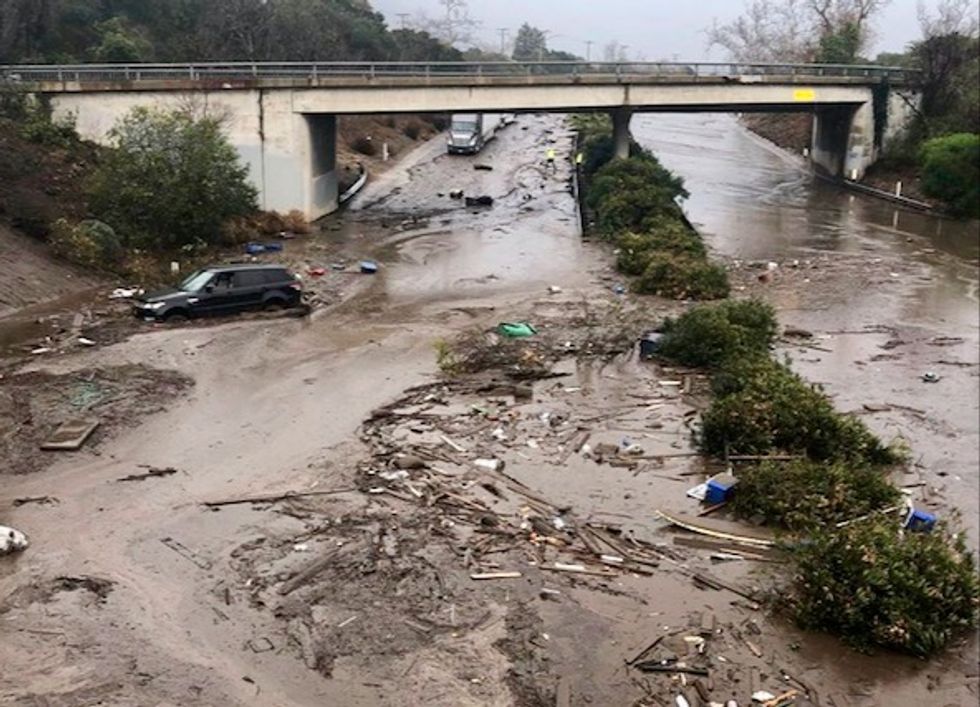 Thousands on California coast ordered to leave ahead of possible mudslides