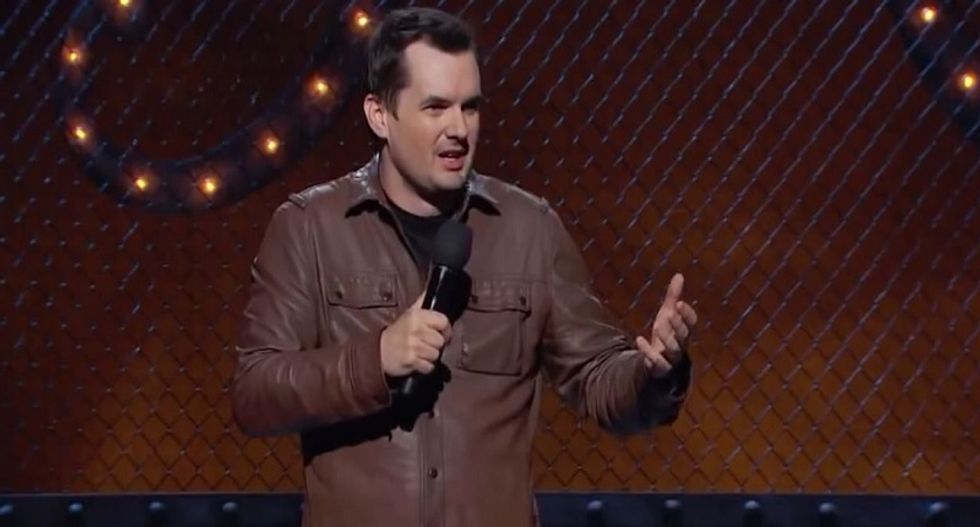 Watch Aussie comic Jim Jefferies lampoon lax US gun laws, second amendment fanatics