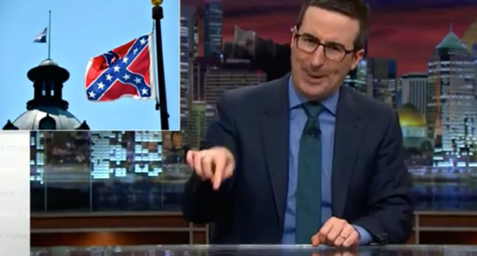 Watch: John Oliver has a suggestion for South Carolina's Confederate flag -- and it's perfect
