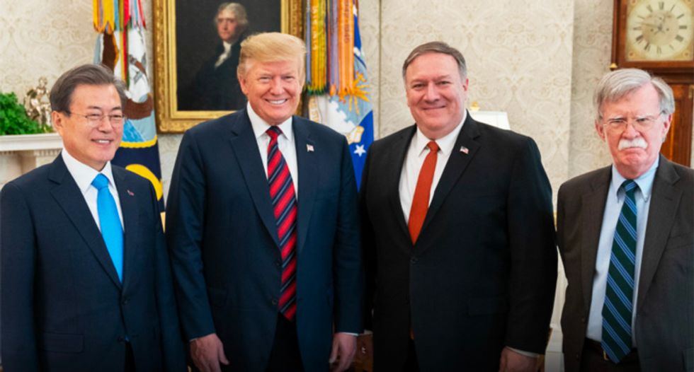 The most dangerous man in the world is sitting at Trump’s right hand
