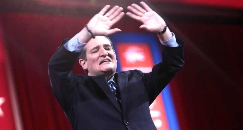 Bizarre Ted Cruz tweet warns of 'mandated sex change operations' if Hillary Clinton wins