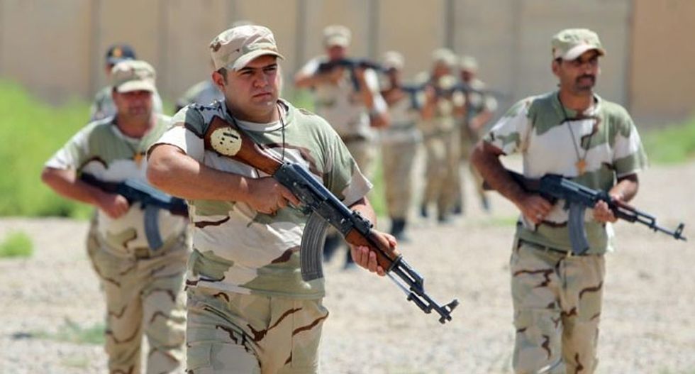 Iraq Christians train to recapture homes from Islamic State
