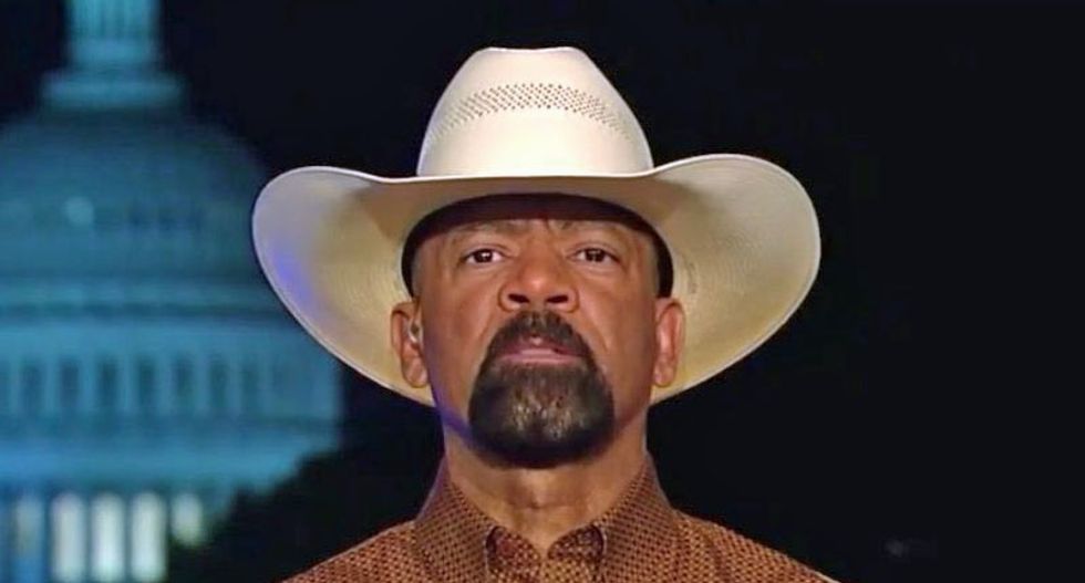 Trump-loving 'Sheriff Clarke' implies Joe Biden used to get raped in high school showers