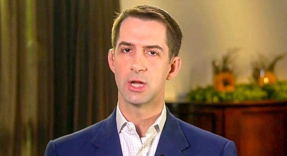 Tom Cotton admits he'd bring down landmark Supreme Court case just after Trump said he'd nominate him as a Justice