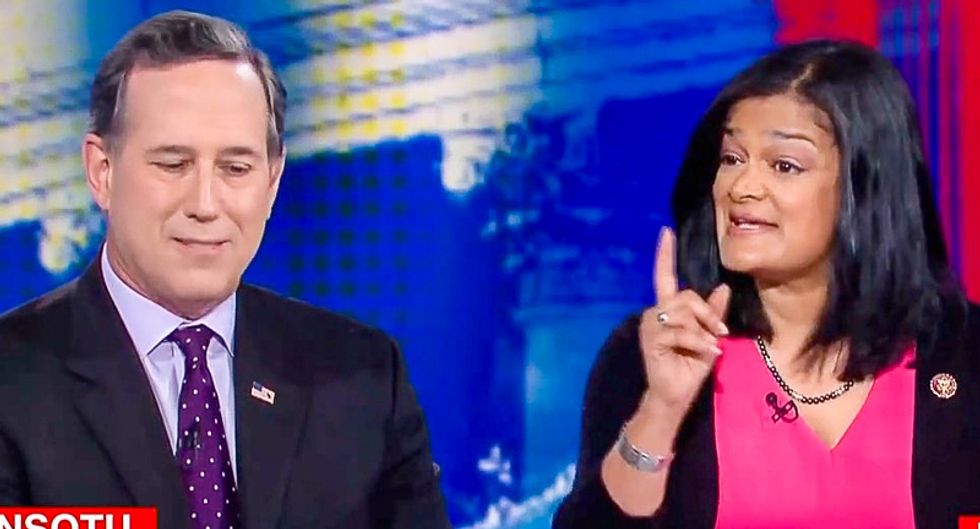 'That's not true': Santorum gets pounded on CNN for saying Trump can't obstruct justice without an 'underlying crime'
