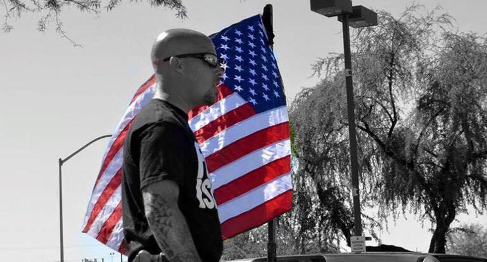 Arizona man who led anti-Muslim rally now angry at Walmart for pulling Confederate merchandise