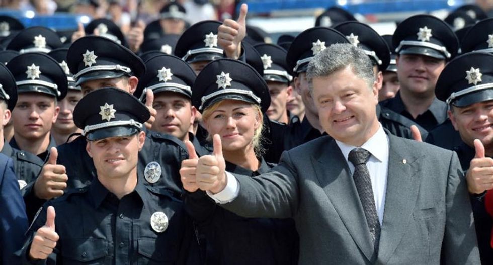 Ukraine tackles graft with new US-trained police force