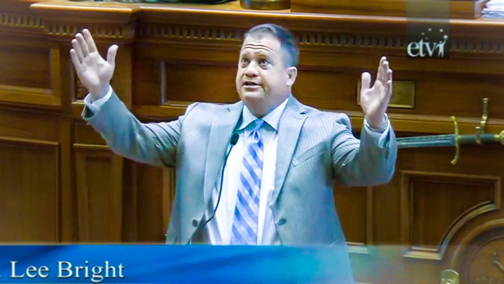 'The devil is taking control': Watch SC senator derail Confederate flag debate with insane gay marriage rant