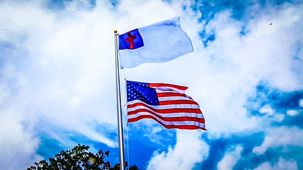 Anti-gay NC pastor launches movement to fly Christian flag above the American flag
