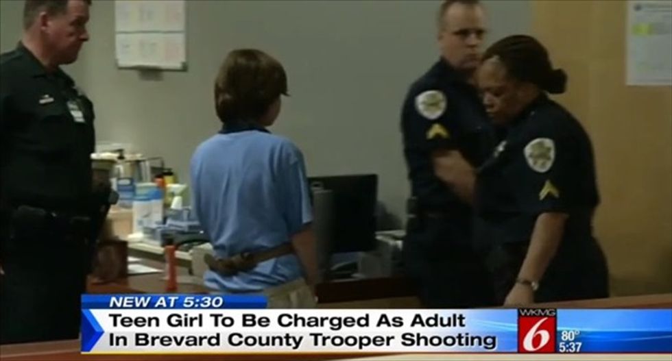 Florida teen charged with murder after cop shoots boyfriend dead ahead of planned suicide
